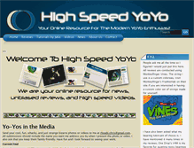 Tablet Screenshot of highspeedyoyo.com